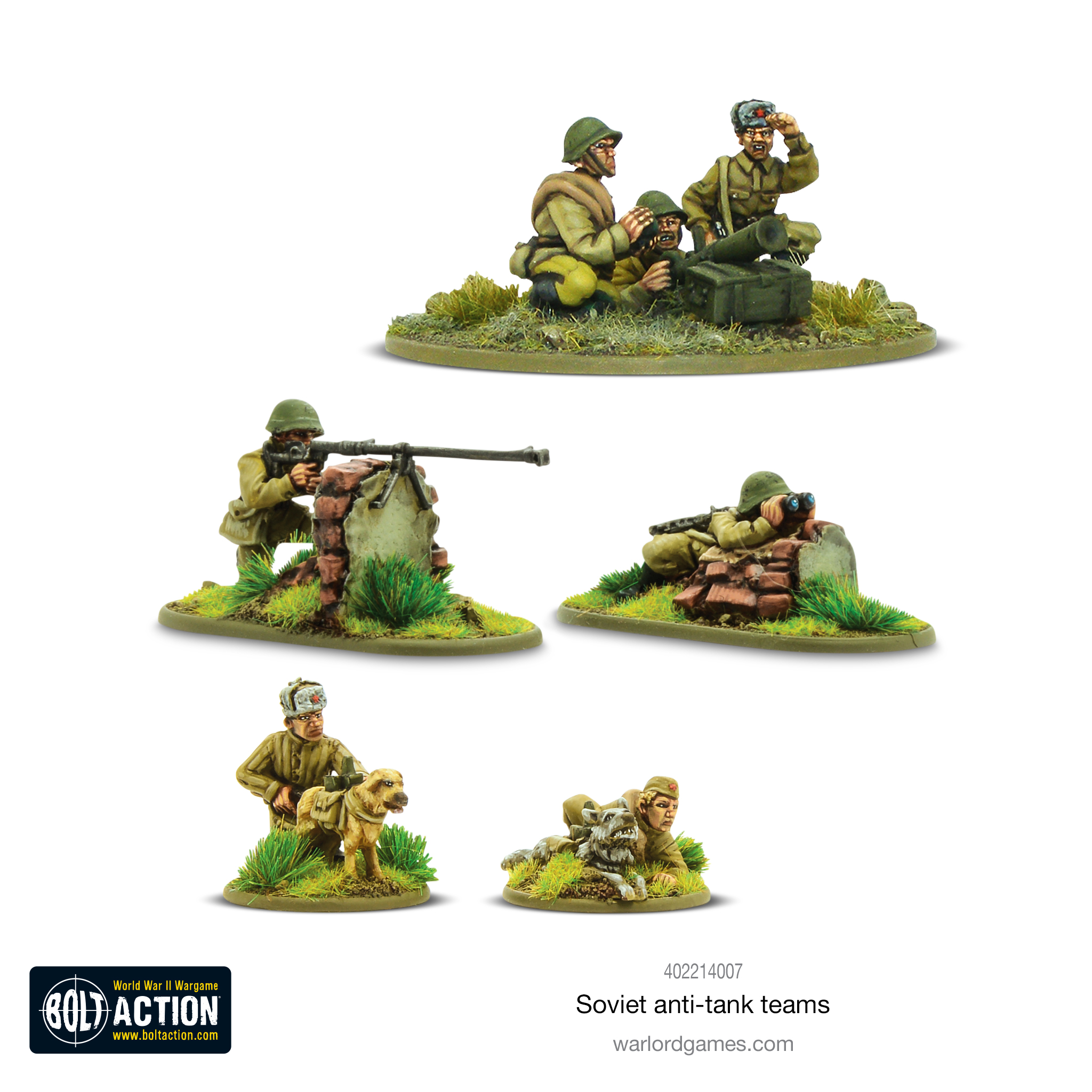 WARLORD GAMES SENT 1ST CLASS 28MM RUSSIAN WWII SOVIET INFANTRY BOLT ACTION